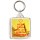 Keep Calm and Love Lemon Curd Tart - Square Keyring
