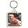 Keep Calm and Love a Lhasa Poo - Square Keyring
