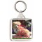 Keep Calm and Love a Lhasa Poo - Square Keyring