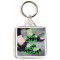 Keep Calm and Wear Sandals - Square Keyring