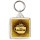 Life Begins after Coffee - Square Keyring