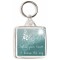 Follow your heart it knows the way - Square Keyring