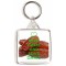 Keep Calm and Love Dates - Square Keyring