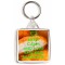 Keep Calm and Love Chicken Nuggets - Square Keyring