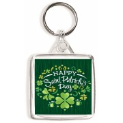 Happy Saint Patrick's Day - Square Keyring