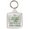 Oh No I Bought Gin instead of Milk Again! - Square Keyring