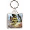 Keep Calm and Love the Lynx - Square Keyring